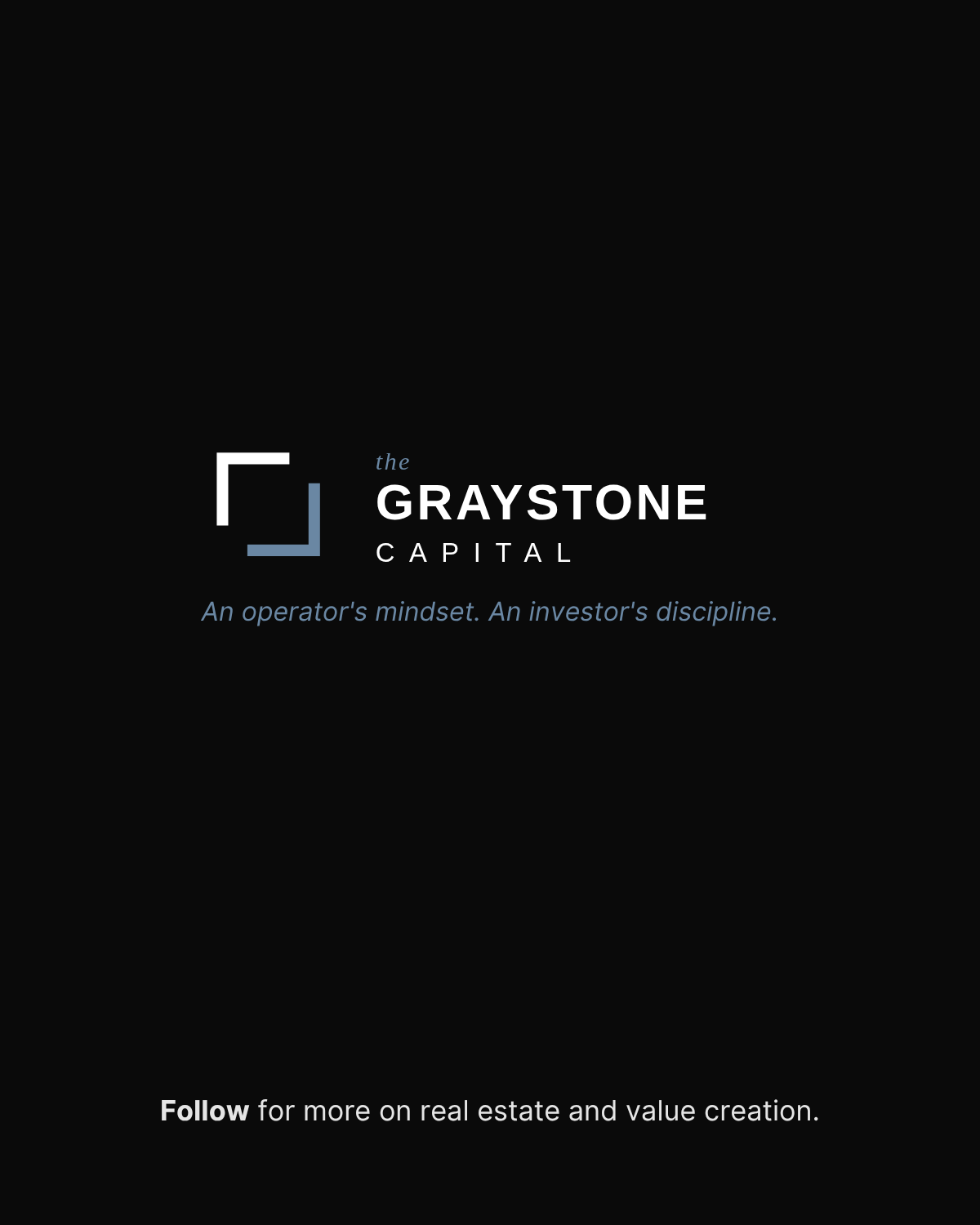 Graystone Capital — follow for more.